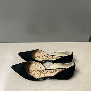 Sam Edelman black flats. 7.5. Worn 2 times.